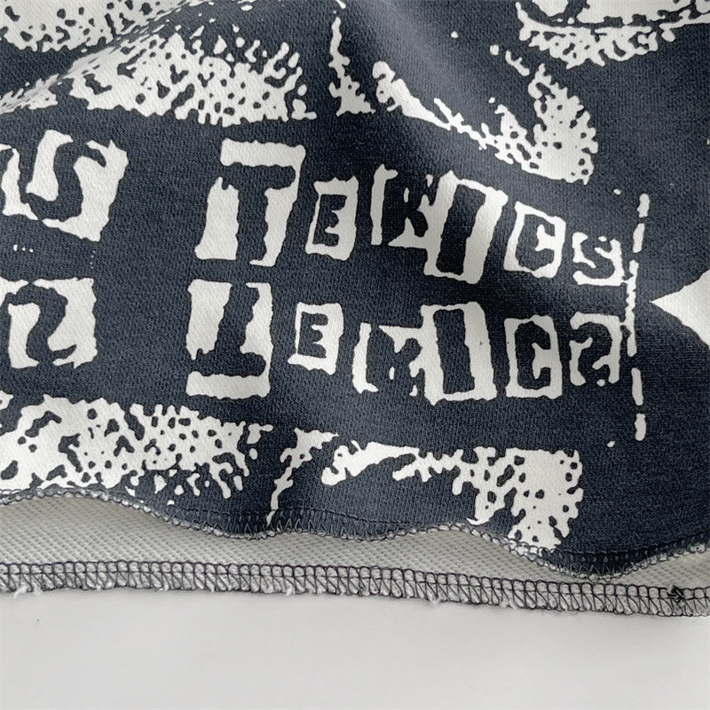 Toddler Boy Slogan Graffiti T-shirt