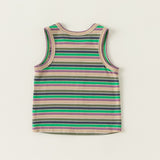 Toddler Boy Striped Crew Neck Tank Top
