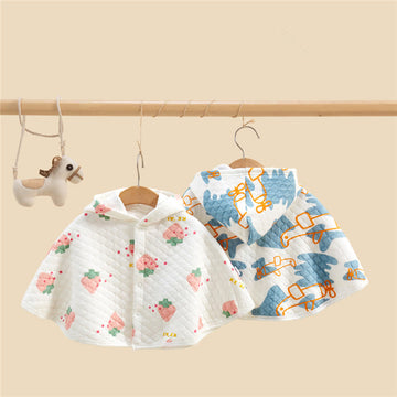 Baby Plane Lollipop Strawberry Hooded Cape