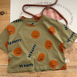 BE HAPPY Baby Toddler Smiley Tee and Shorts Set