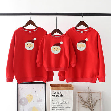 Family Matching Santa Claus Red Sweatshirt