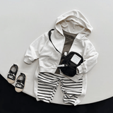 Toddler Boy Striped Panel Pants