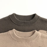 Toddler Color Block Knitted Sweater