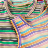Toddler Boy Striped Crew Neck Tank Top
