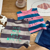 MAKE YOUR OWN MAGIC Baby Toddler Striped Tank Top