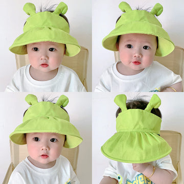 Baby Toddler Lovely Ears Wide Brim Sun Hat