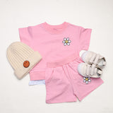 Baby Sport Flower T-Shirt and Shorts Set
