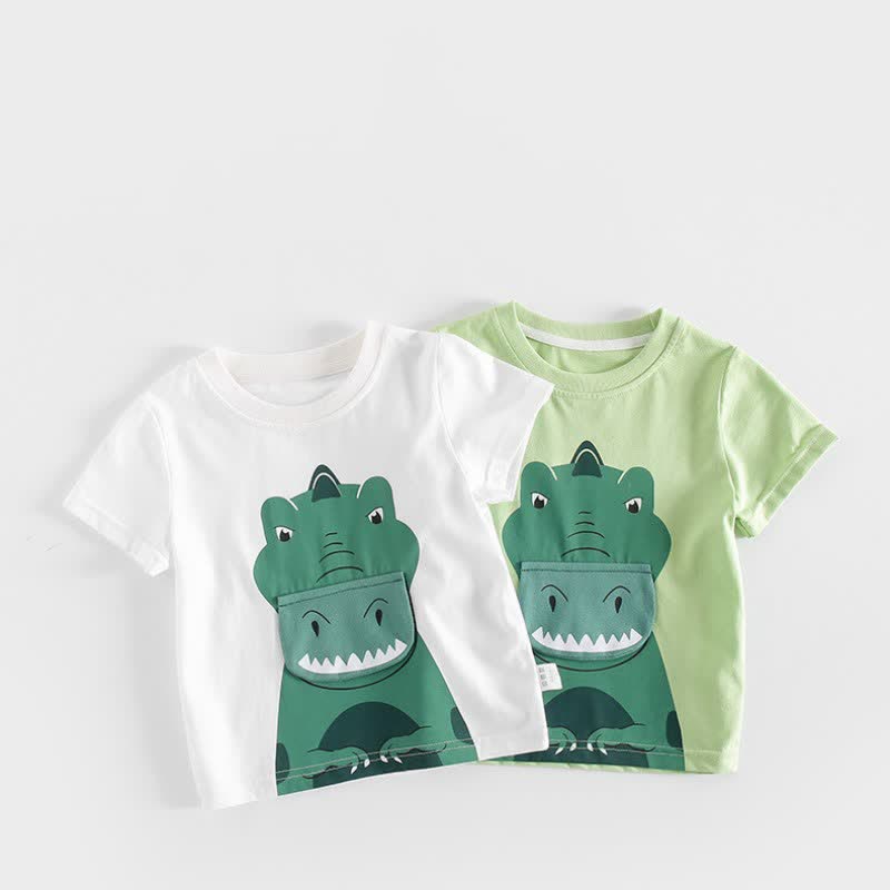 Toddler Boy Dinosaur Casual Tee