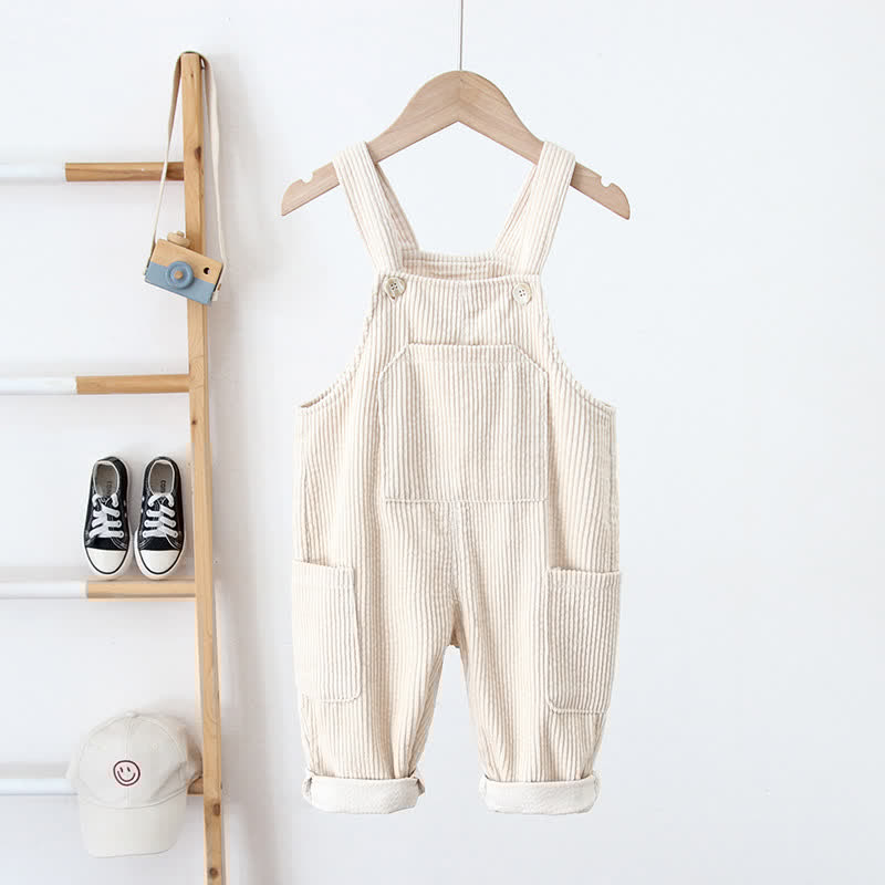 Baby Retro Corduroy Loose Suspender