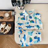 Baby Toddler Dino Sleeveless Shirt and Shorts Set