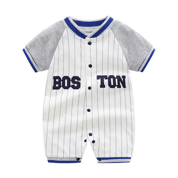 BOSTON Baby Newborn Striped Romper