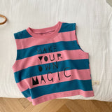 MAKE YOUR OWN MAGIC Baby Toddler Striped Tank Top
