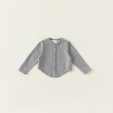 Toddler Solid Color Button Sweatshirt