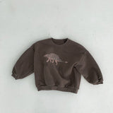Toddler Dinosaur Fleece Lined Sweatshirt
