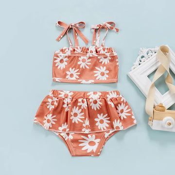 Baby Toddler Sunflower 2 Pieces Swimsuit