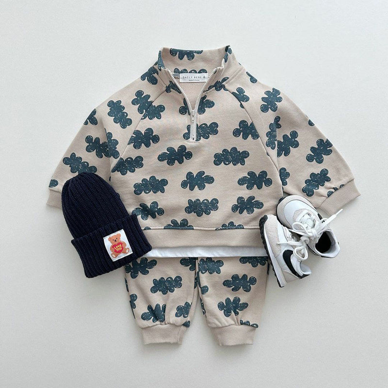 Toddler Clouds Sweatshirt and Pants Set