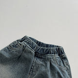Toddler Denim Retro Casual Pants