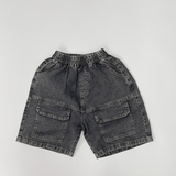 Toddler Boy Casual Cargo Denim Shorts