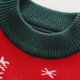 Toddler Lovely Reindeer Snow Knitted Sweater