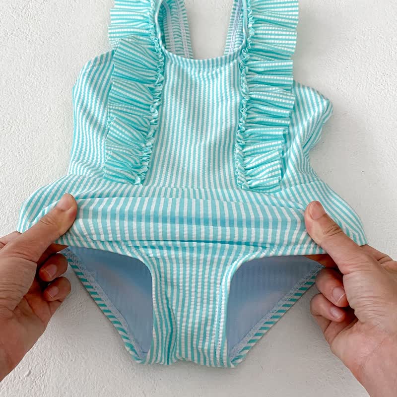 Toddler Striped One Piece Swimsuit
