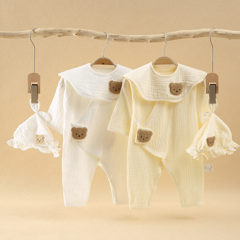 Baby Bear Velcro Newborn Romper