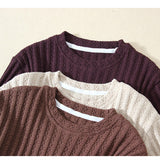 Toddler Ribbed Solid Color Ripped Sweatshirt