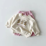 HAPPY UNIVERSE Toddler Bear Slogan Sweatshirt