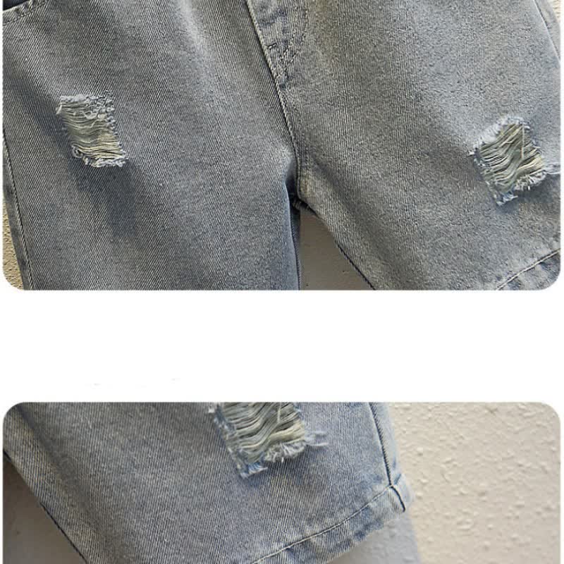 Toddler Boy Cars Tee and Denim Shorts Set