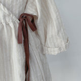 Toddler Girl Striped Kimono Dress