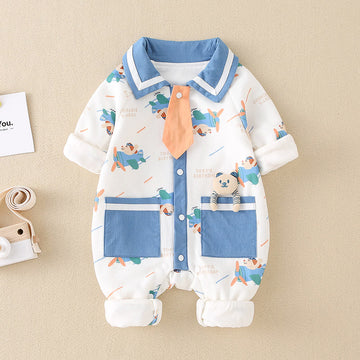 Baby Dog Airplane Collar 3D Cat Romper