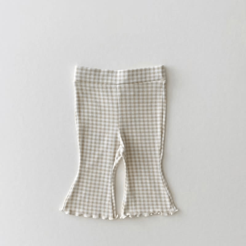 Baby Toddler Plaid Flared Pants