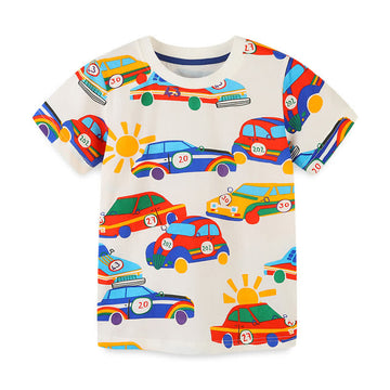 Toddler Boy Cars Crew Neck T-shirt
