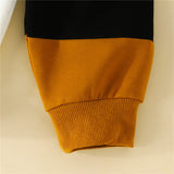 Baby Design Color Block Sweatsuit 2 Pieces Set