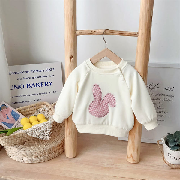 Baby Plaid Bunny Sweatsuit 2 Pieces Set