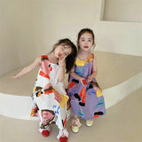 HI Toddler Girl Graffiti A Line Dress