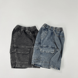 Toddler Boy Casual Cargo Denim Shorts