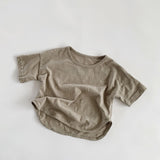 Toddler Boy Solid Color Cozy T-Shirt