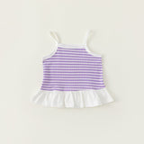 Toddler Girl Color Block Plaid Camisole