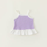 Toddler Girl Color Block Plaid Camisole