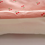 Toddler Cherry Bunny Fleece Lined Coat with Bag