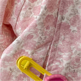 Toddler Girl Pink Flower Cardigan