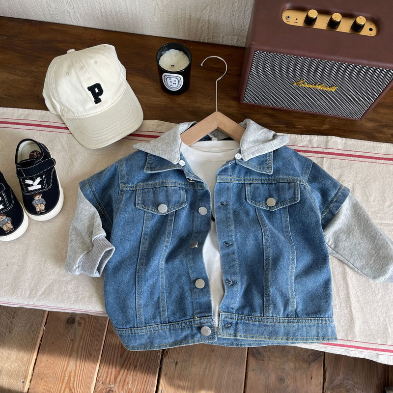 Toddler Denim Hooded Blue Jacket