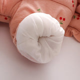 Toddler Cherry Bunny Fleece Lined Coat with Bag