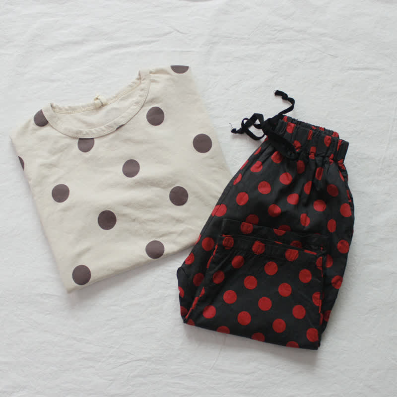 Toddler Polka Dot Loose T-Shirt