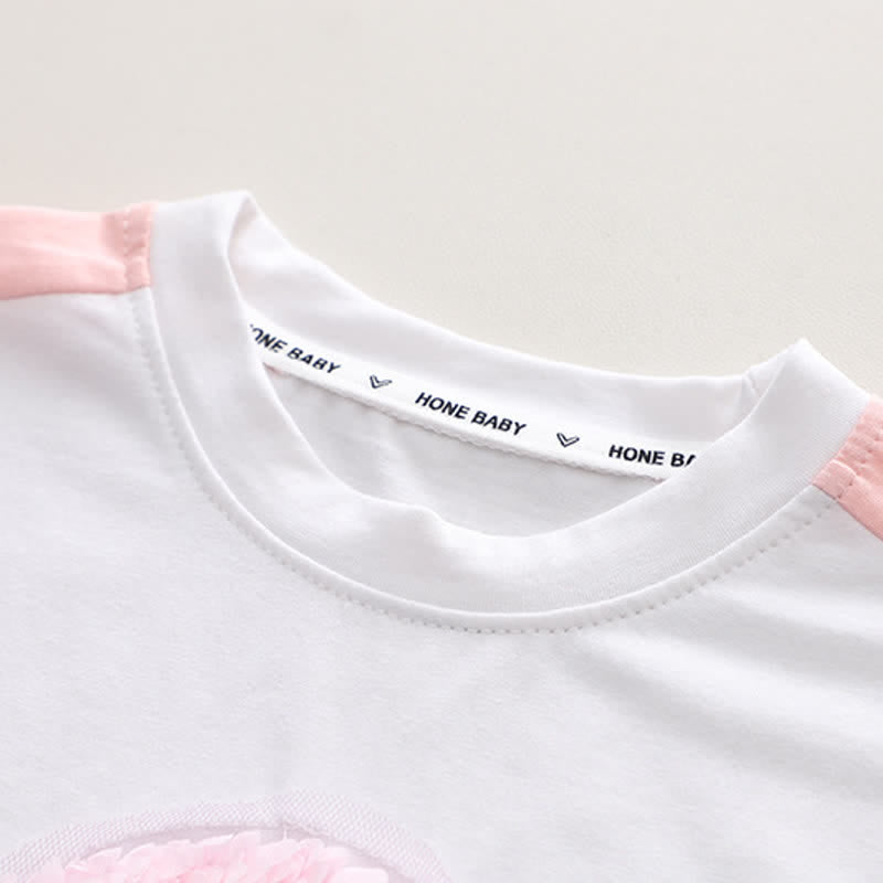 Baby Toddler Rainbow Tee and Shorts Set