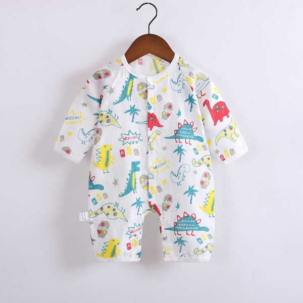 Baby Print Cotton Pajamas Romper