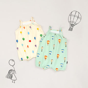 Baby Balloon Strap Romper