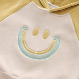 Toddler Smile Fleece Hooded Sweatsuit 2 Pieces Set