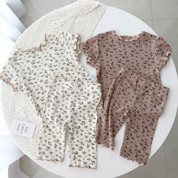 Toddler Girl Floral Pajamas Set
