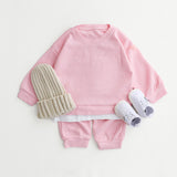 Baby Fake 2 Pieces Waffle 2 Pieces Set